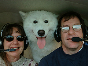 Linda, Lightning, and Paul in-flight