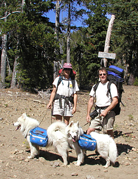 Backpacking through Mountain Lakes Wilderness with Lightning and Nimbus